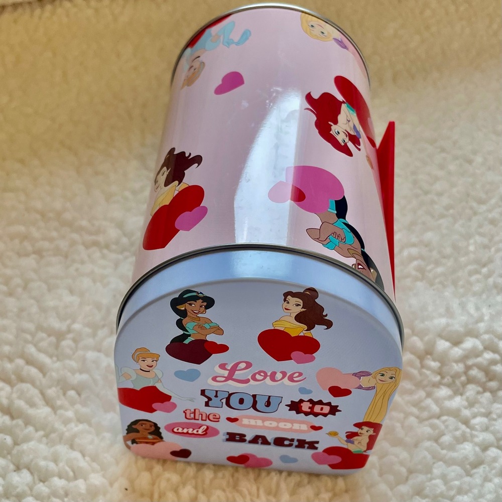 Disney Princess Pink Tin Mailbox Love You To The Moon And Back Valentine‎ Heart